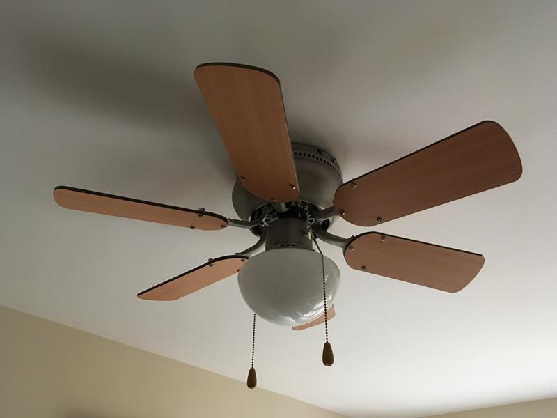 Twister Brown Brushed Chrome Effect Ceiling Fan Light Departments Diy At B Q