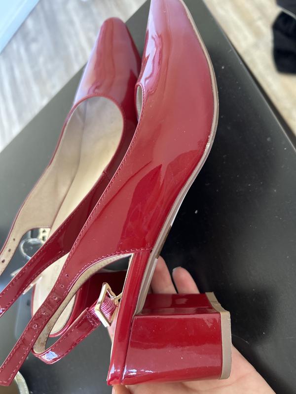 Lucine Red Patent Leather Heels by Diana Ferrari