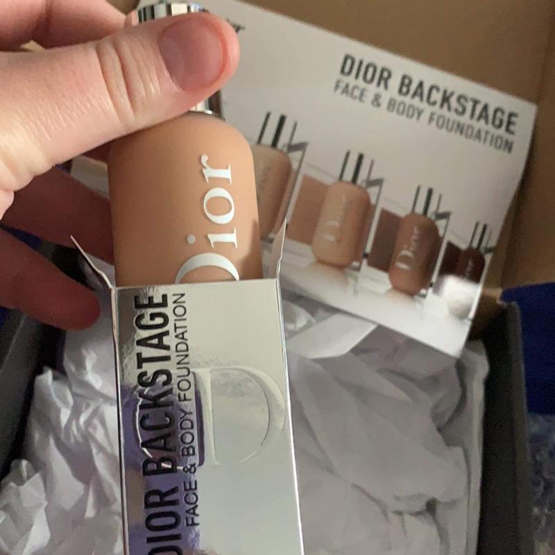 Dior backstage face outlet and body foundation shades