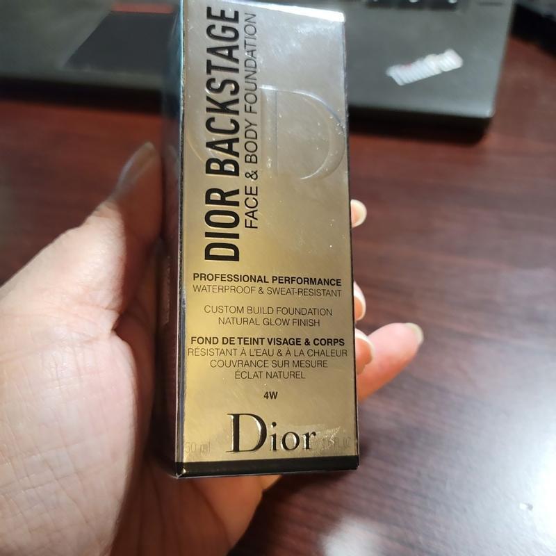 Dior backstage face and hotsell body swatches