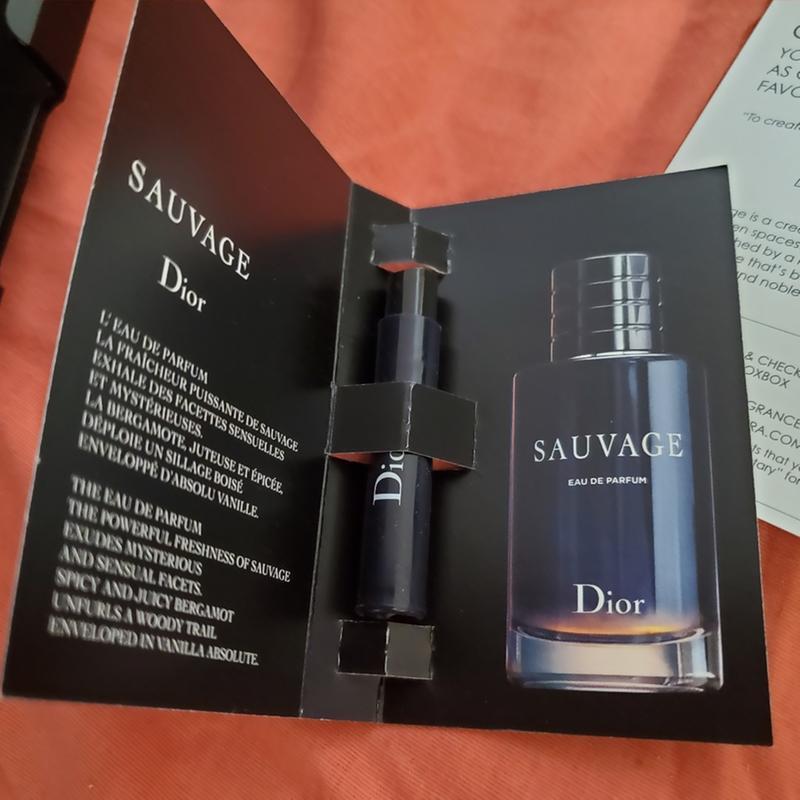 Dior sauvage sillage best sale