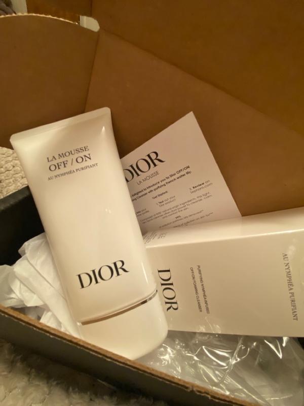 Dior lotion outlet to foam cleanser