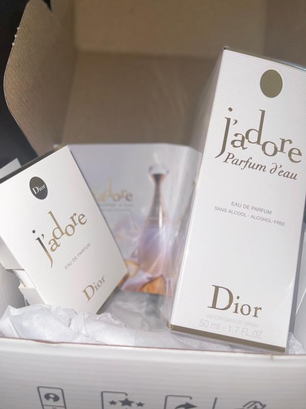 Dior j'adore Parfum d'eau 50ml アルコールフリー J'adore Parfum d'eau Alcohol-Free Fragrance: Gift Case | DIOR