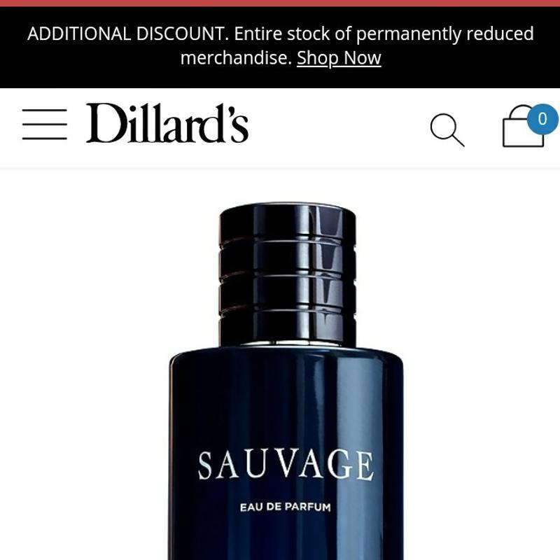 Franks  Sauvage by Dior - a light perfume