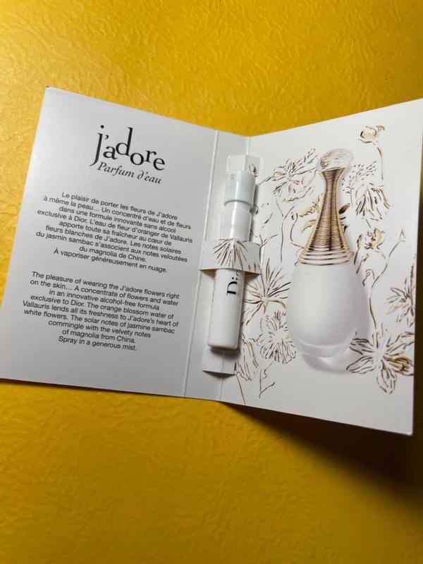 Dior jadore outlet notes