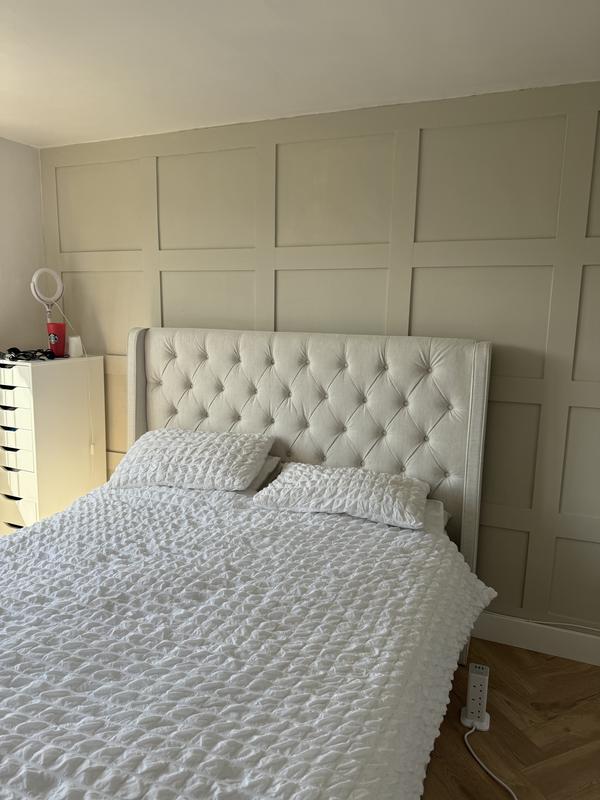 Dreams deacon upholstered bed frame discount