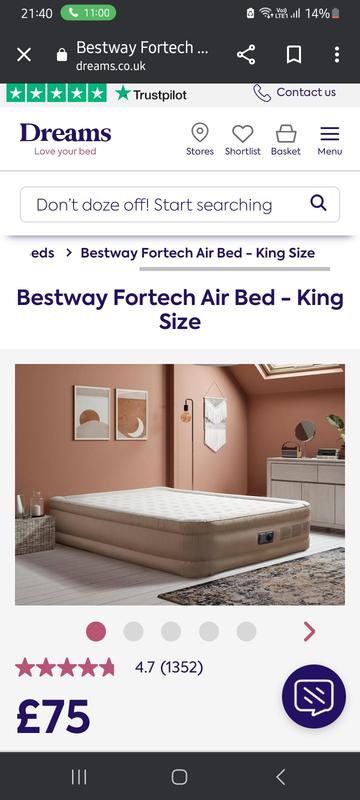 Bestway air bed outlet king size