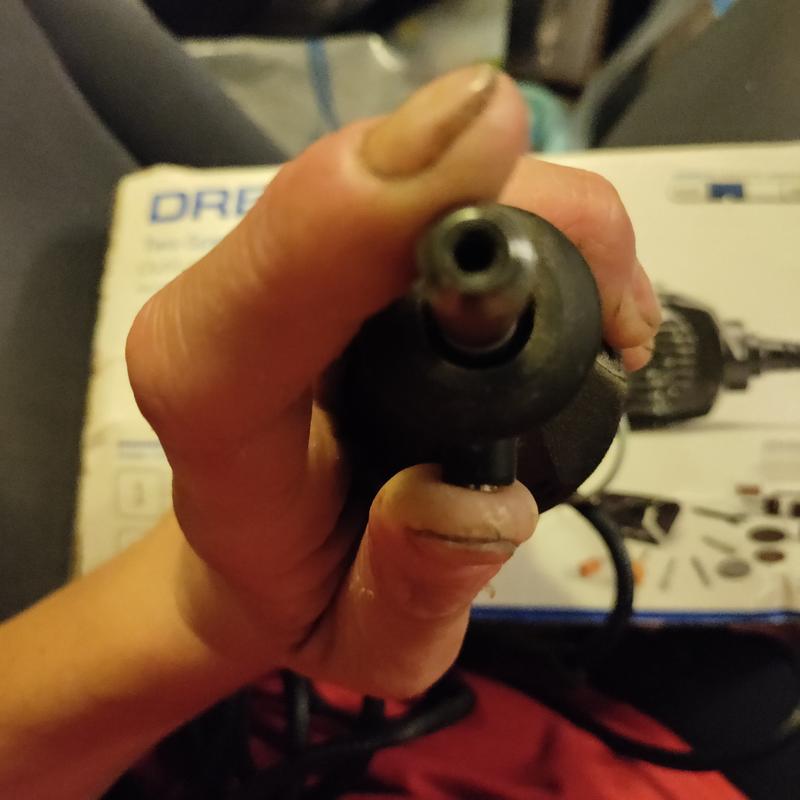 With a push button release for the lock on the threads, changjing the colet has become easier then ever.