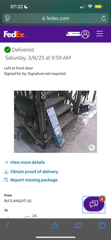 Photo submitted with review of product