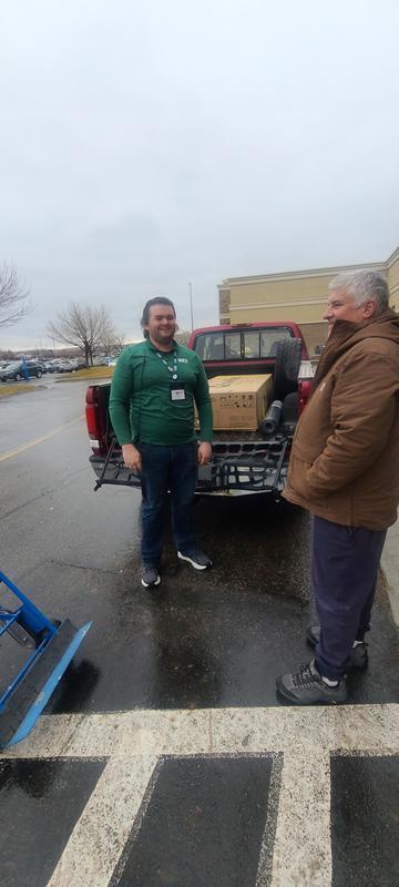 Photo submitted with review of product