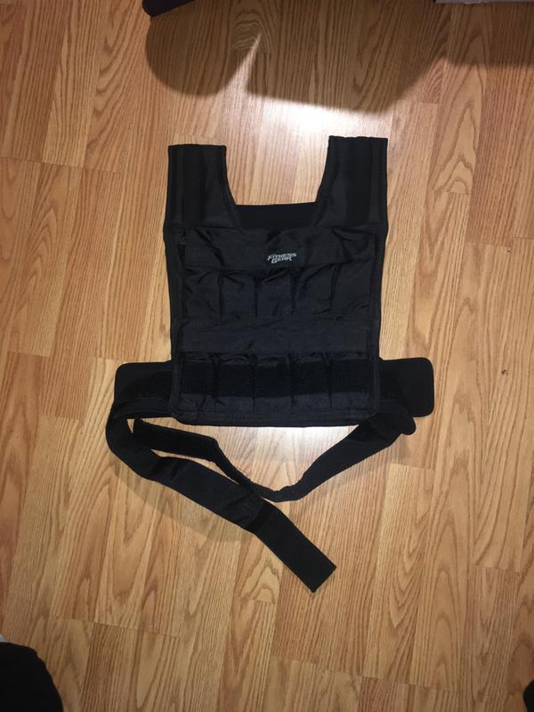 Abilitations Weighted 6 Pound Vest 39 X 19 to 24 Inches Black Large 1387587 for sale online