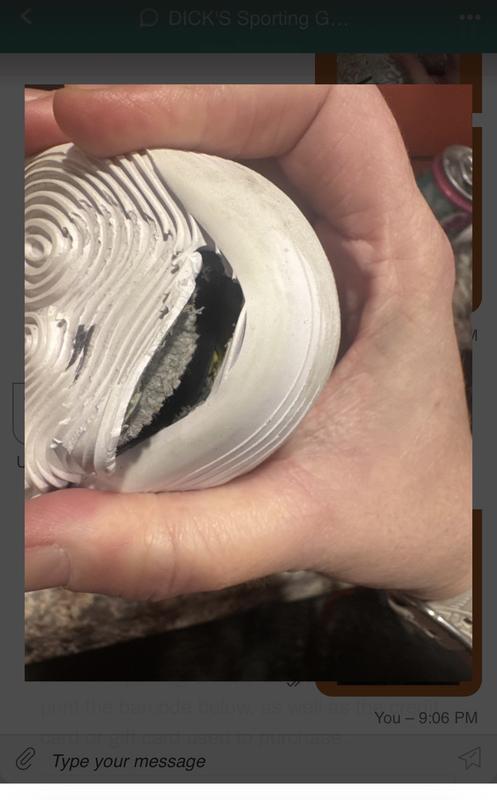 Photo submitted with review of product