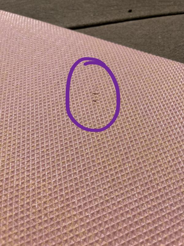 Photo submitted with review of product