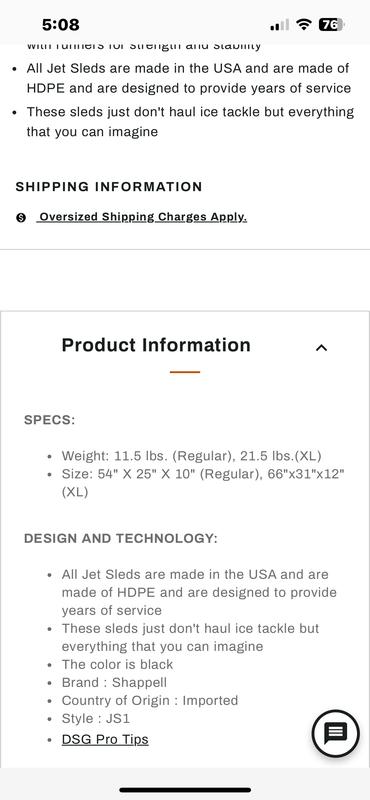 Photo submitted with review of product