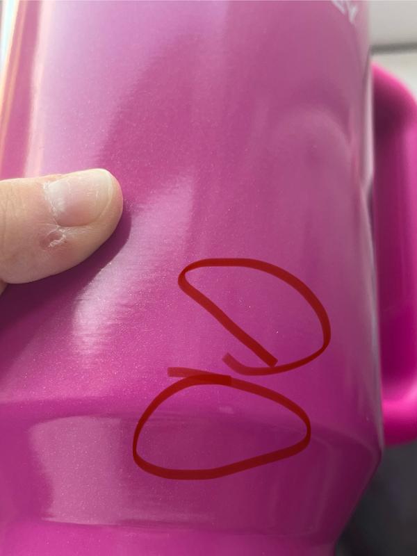 Photo submitted with review of product