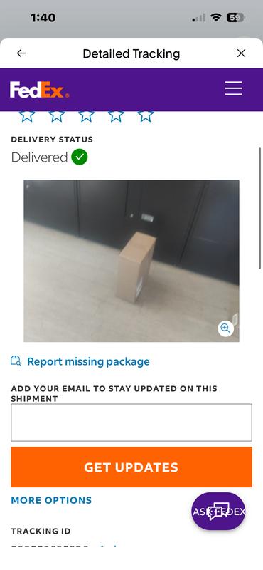 Photo submitted with review of product