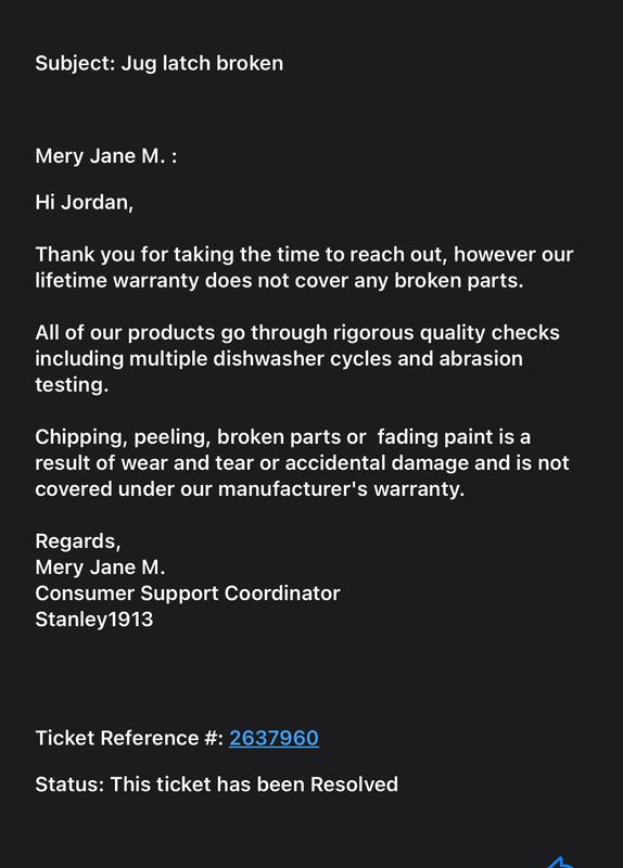 Photo submitted with review of product