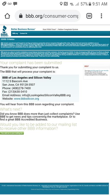 Photo submitted with review of product