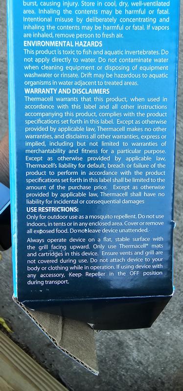 Photo submitted with review of product