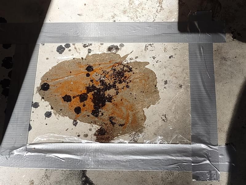 Sticks nicely to concrete