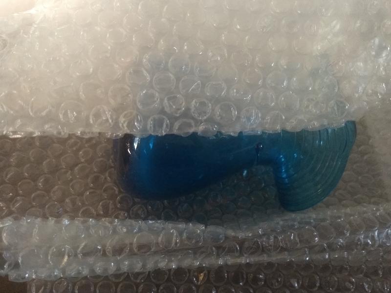 Bubble wrap protecting glass vase