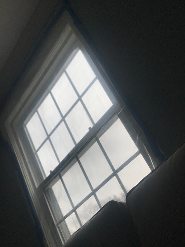 Window covered with Film