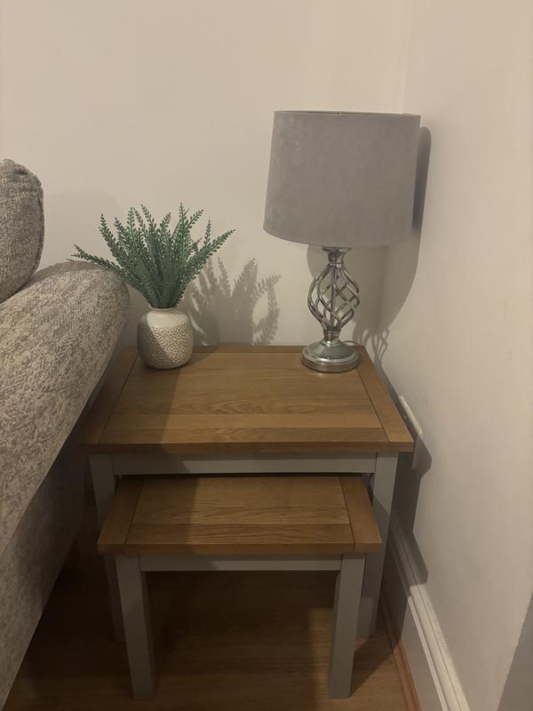 Grey nest of on sale tables dunelm