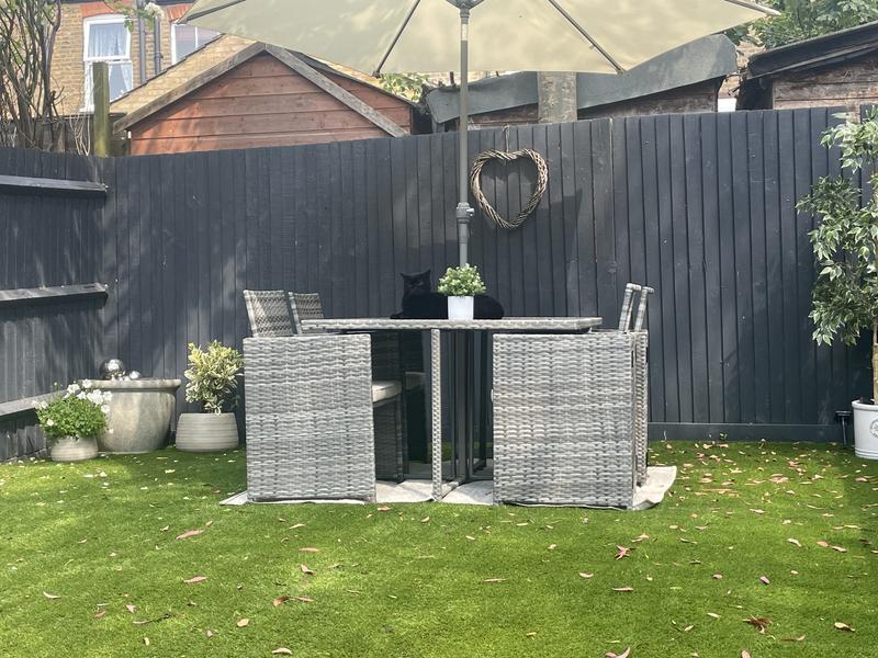 Rattan cube deals garden furniture dunelm