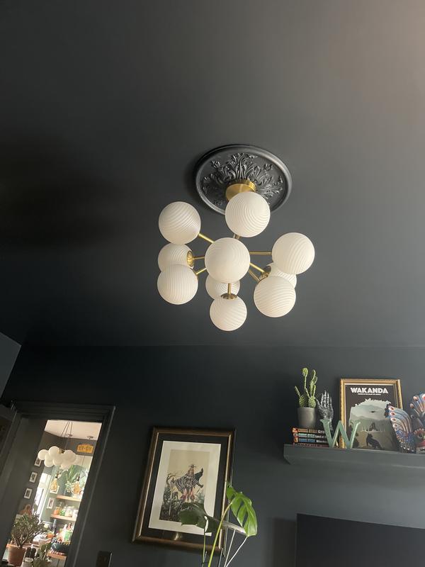 Swirl 10 Light Dimmable Ceiling Light Dunelm