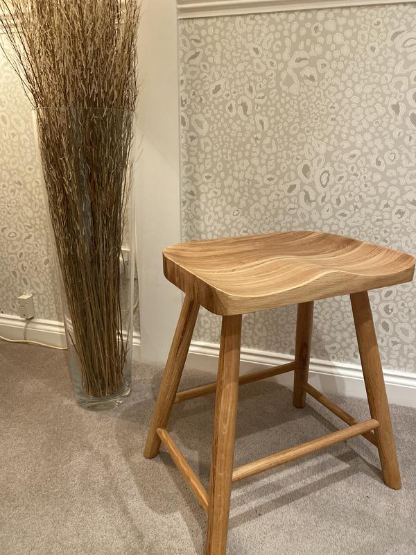 Small wooden best sale stool dunelm