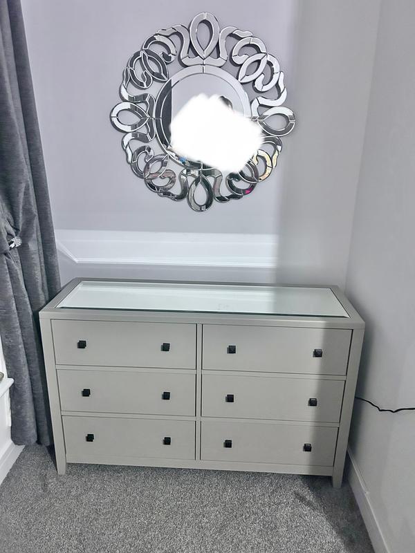 Luxe Wide 6 Drawer Chest Of Drawers Dunelm