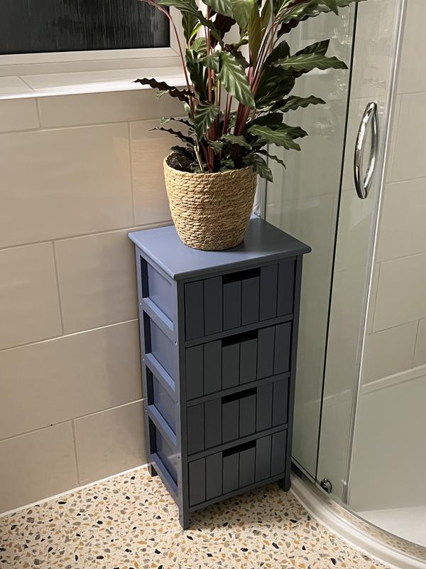 Ronnie 4 Drawer Bathroom Storage Unit Dunelm