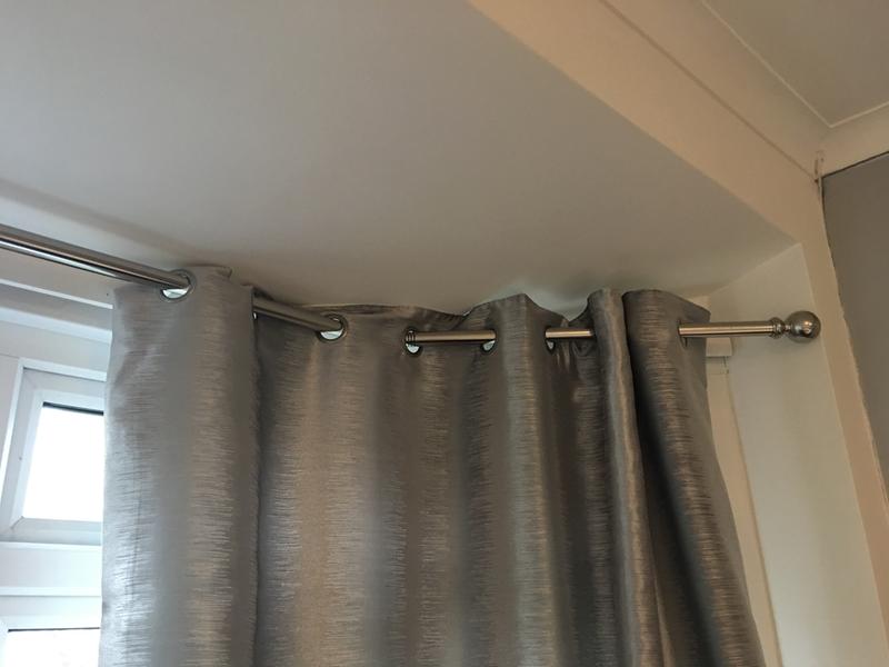 Chrome 4m Eyelet Bay Pole Dunelm Slubne Suknie Info