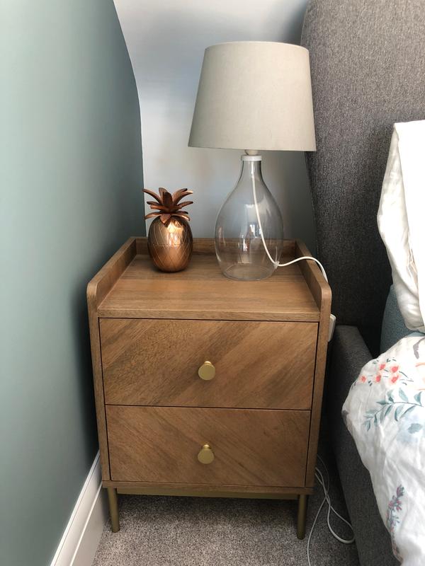 Dunelm rumi outlet bedside table