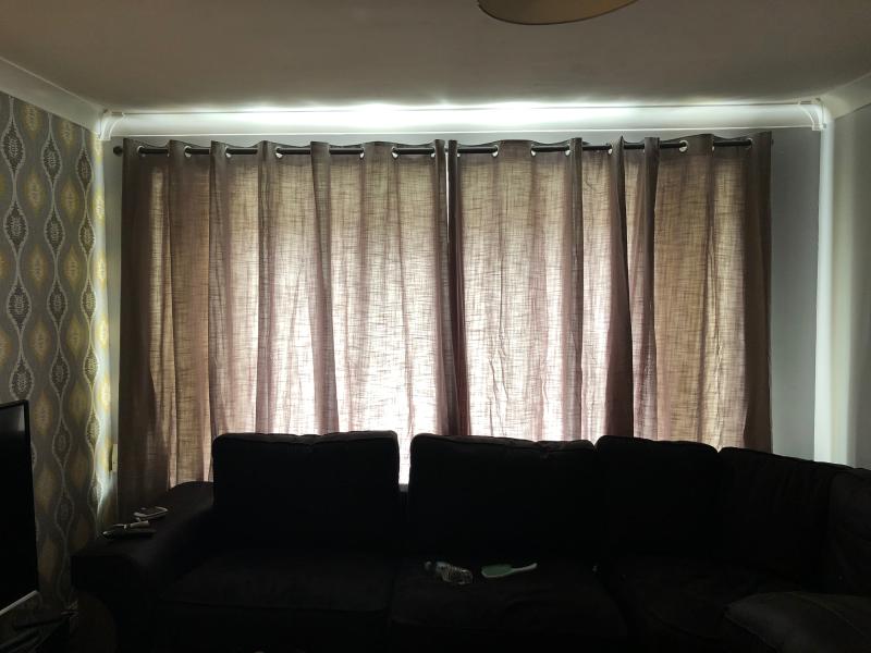 Vermont Black Eyelet Curtains Dunelm