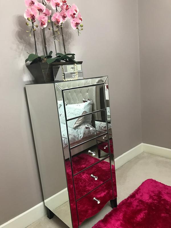 Mirrored tallboy deals dunelm