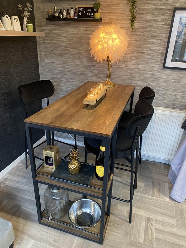 Breakfast bar table deals dunelm