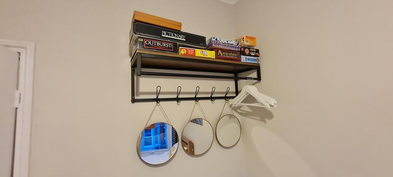 Coat rack with shelf dunelm sale