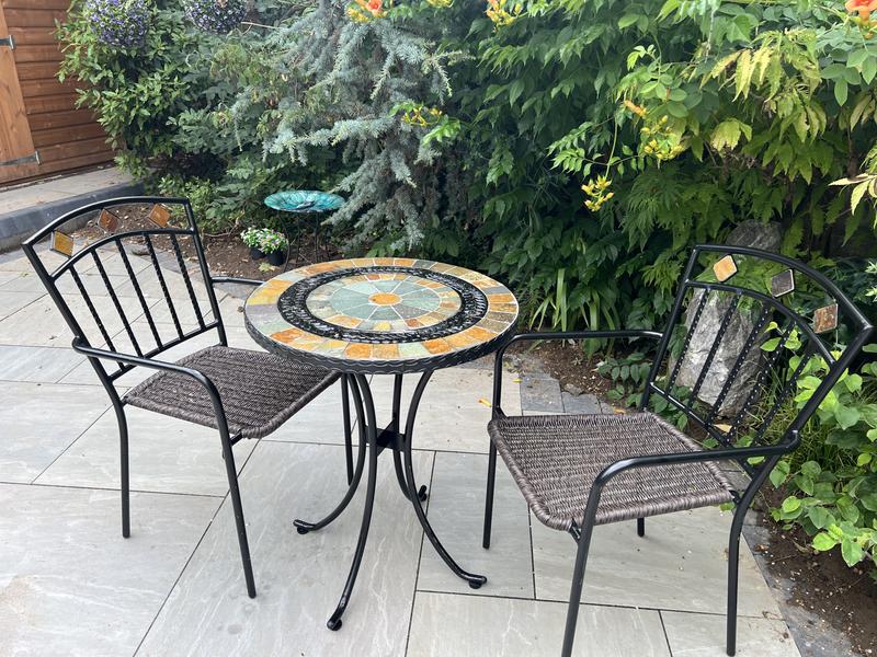 Dunelm mosaic deals bistro set