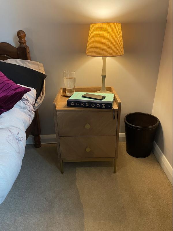 Dunelm rumi store bedside table