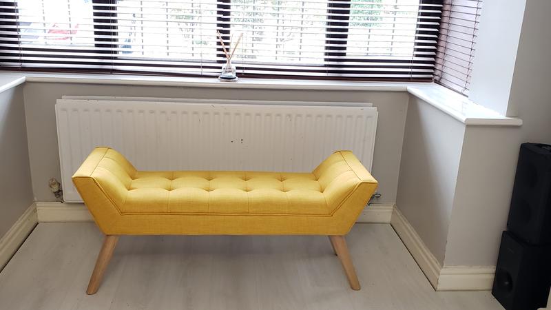 Milan deals upholstered bench