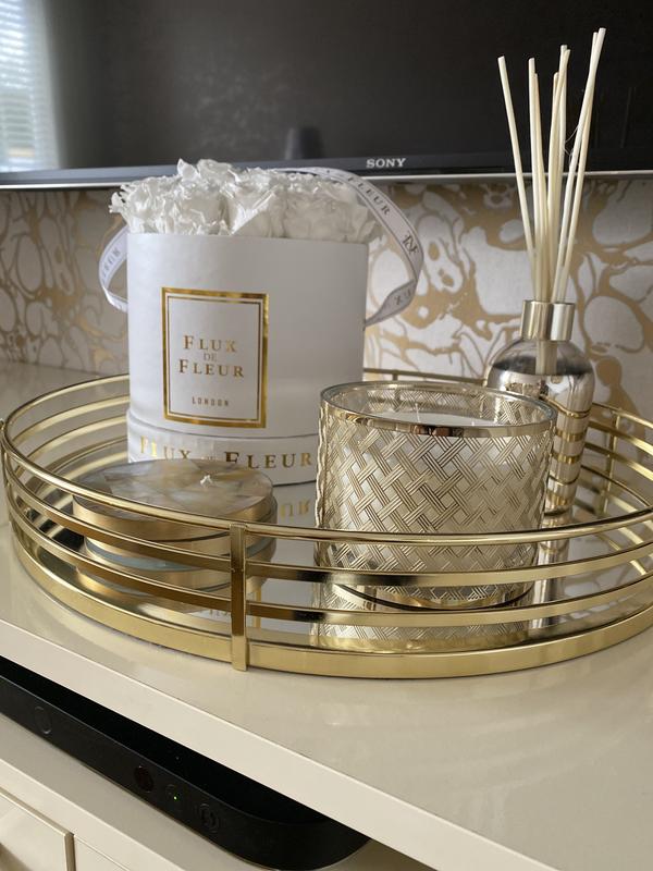 5A Fifth Avenue Decorative Gold Mirrored Tray