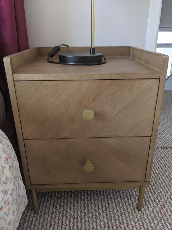 Dunelm rumi store bedside table