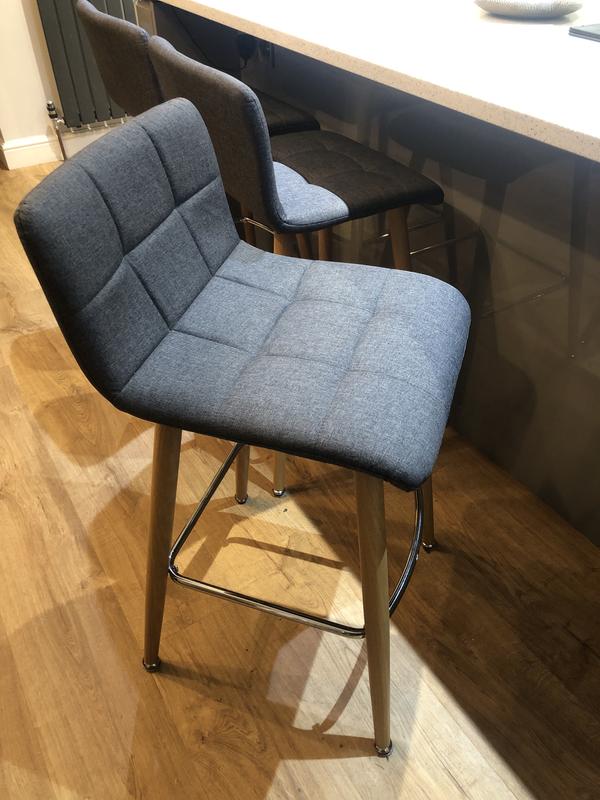 Grey bar stools cheap dunelm