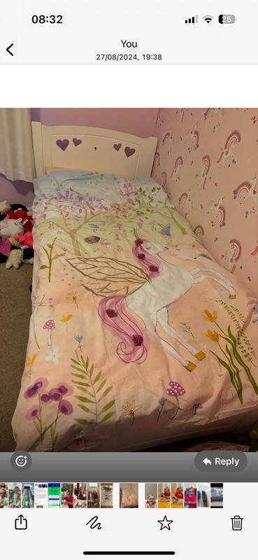 Dunelm mill unicorn bedding hotsell