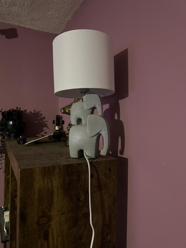 Dunelm elephant clearance lamp