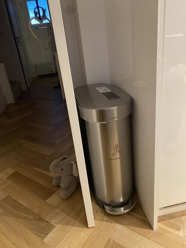 simplehuman 45-Liter Fingerprint-Proof Brushed Stainless Steel