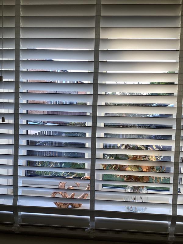 White 63mm Hardwood Shutter Effect Venetian Blind Dunelm