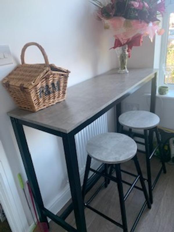 Breakfast bar deals table dunelm