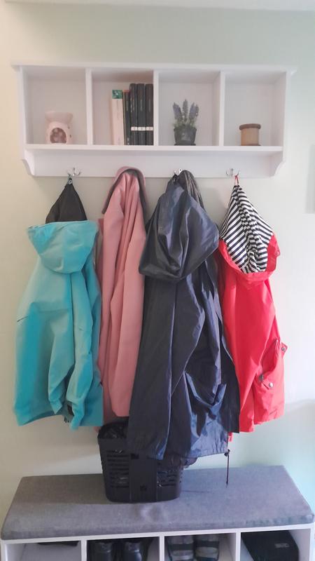 Wall mounted discount coat rack dunelm